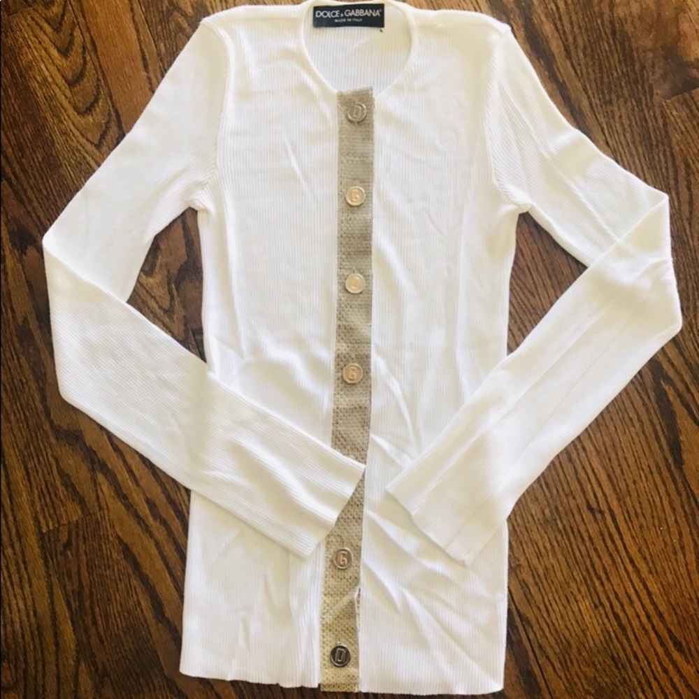 🔥Dolce & Gabbana white button down size 38